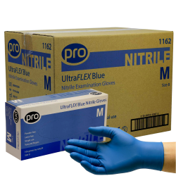 PRO UltraFLEX Blue Disposable Nitrile Gloves | Case of 1000