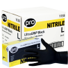 PRO UltraGRIP Black Disposable Nitrile | Case of 1000