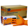 PRO Diamond Grip Orange Disposable Nitrile | Case of 1000