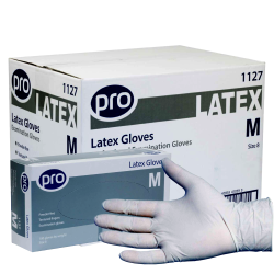 PRO Powder-Free Disposable Latex Gloves | Case of 1000